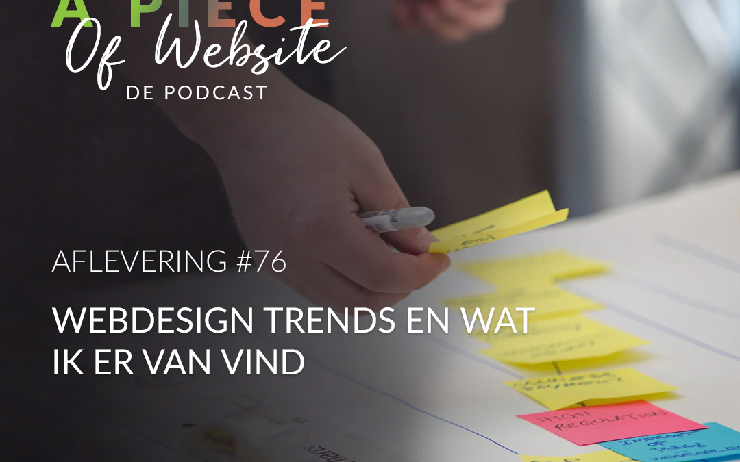 76: Webdesign trends en wat ik er van vind